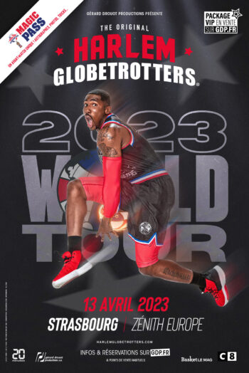 Affiche Harlem Globetrotters 2023